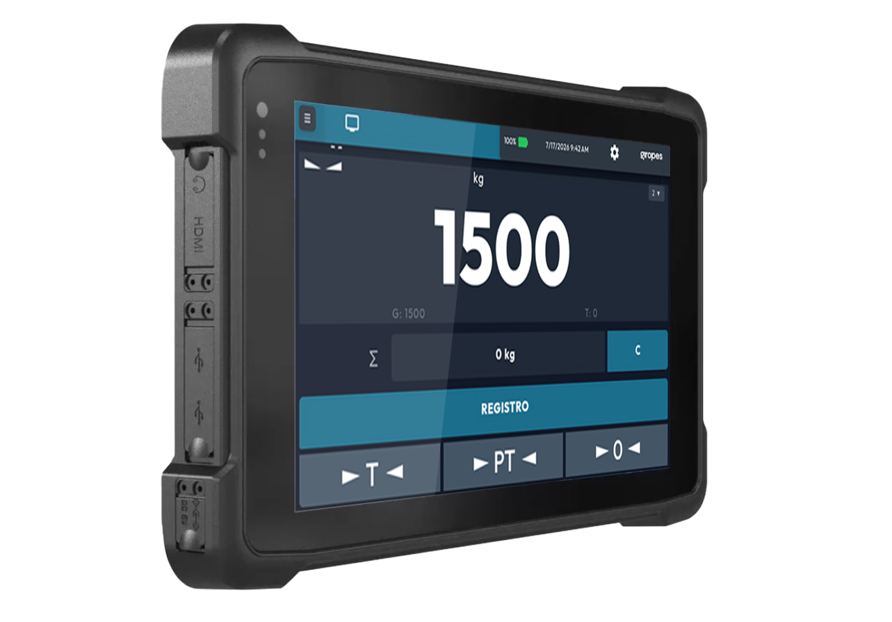 GI-CWS software en tableta
